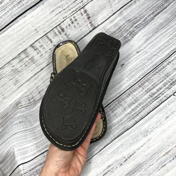 Alegria Karmen Rainbow Fun Double Strap Slide Comfort Sandals 8 - Picture 4 of 4